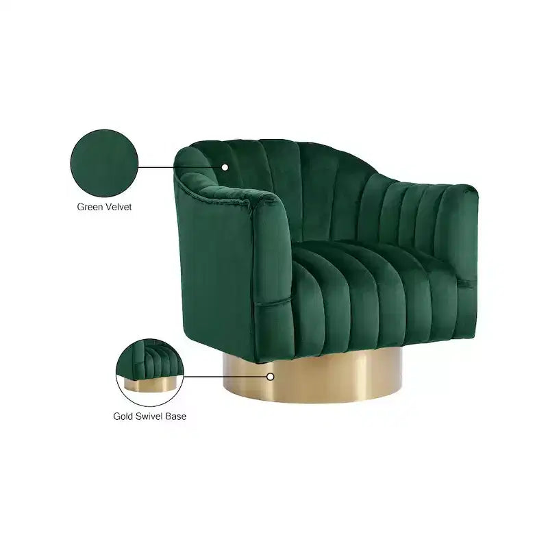 Poltrona accent velluto – Poltroncina imbottita moderna per soggiorno o camera da letto