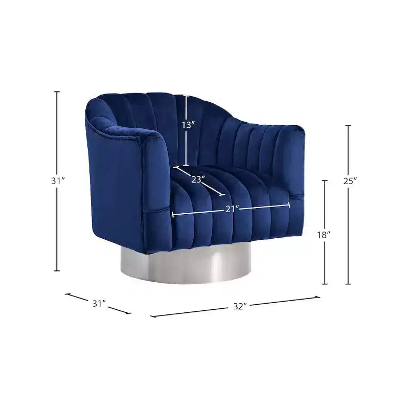 Poltrona accent velluto – Poltroncina imbottita moderna per soggiorno o camera da letto