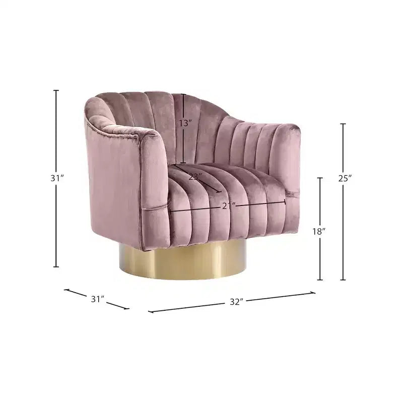 Poltrona accent velluto – Poltroncina imbottita moderna per soggiorno o camera da letto