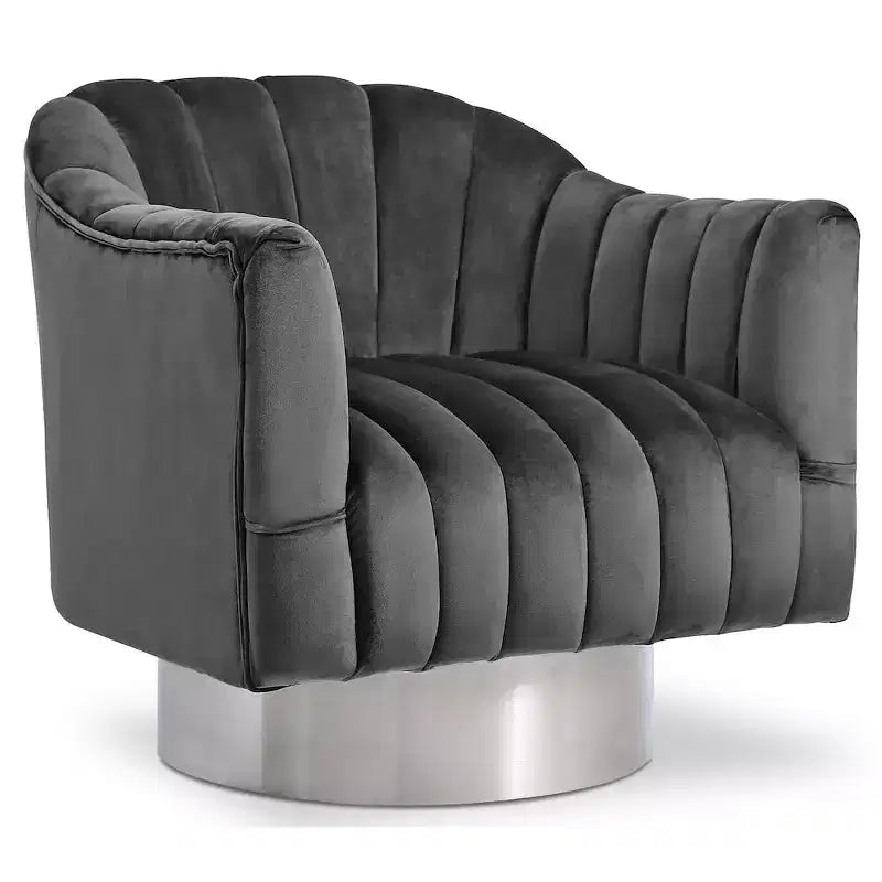 Meridian Furniture,Farrah Velvet Accent Chair
