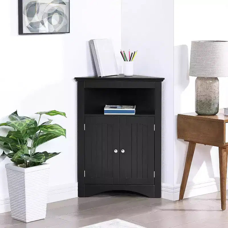 Bathroom Storage Cabinet Corner,Floor Cabinet with Adjustable Shelves,Freestanding Narrow Bathroom Toilet Paper Organizers for Small Spaces