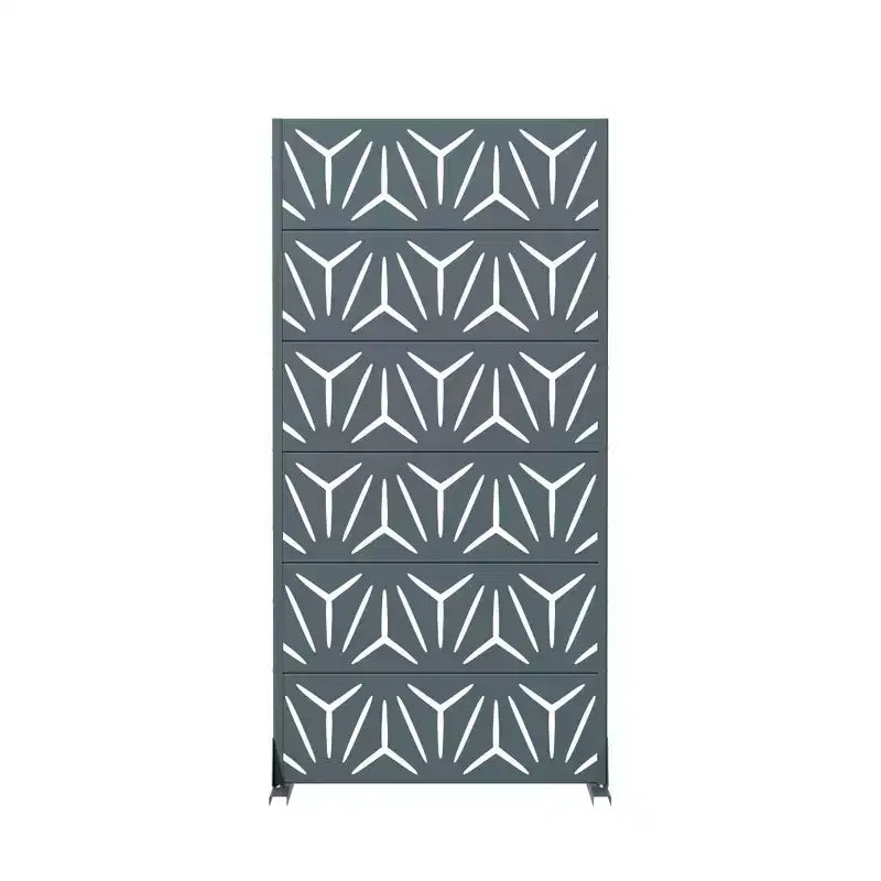 Divisorio per Ambienti a 6 Pannelli in Acciaio Galvanizzato 72x35x16 pollici – Robusto Divisorio per Interni/Esterni