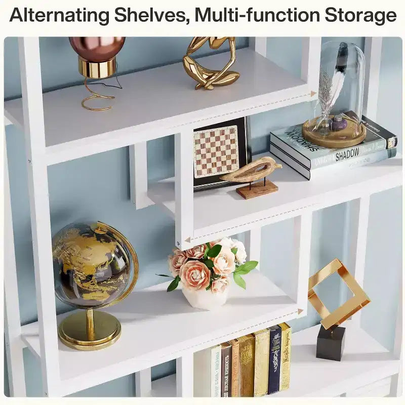 Cassettiera Alta a 5 Cassetti – Mobile Contenitore in Legno con Pannello a Diamante, Design Mid-Century Moderno