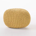 Pouf Rotondo in Cotone Moderno Fatto a Mano – Seduta da Terra Boho per Soggiorno