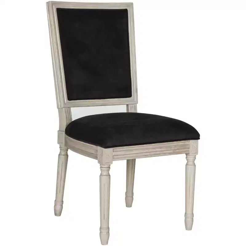 Set di 2 sedie rettangolari da brasserie francese – 19H, eleganti sedute da pranzo di tendenza