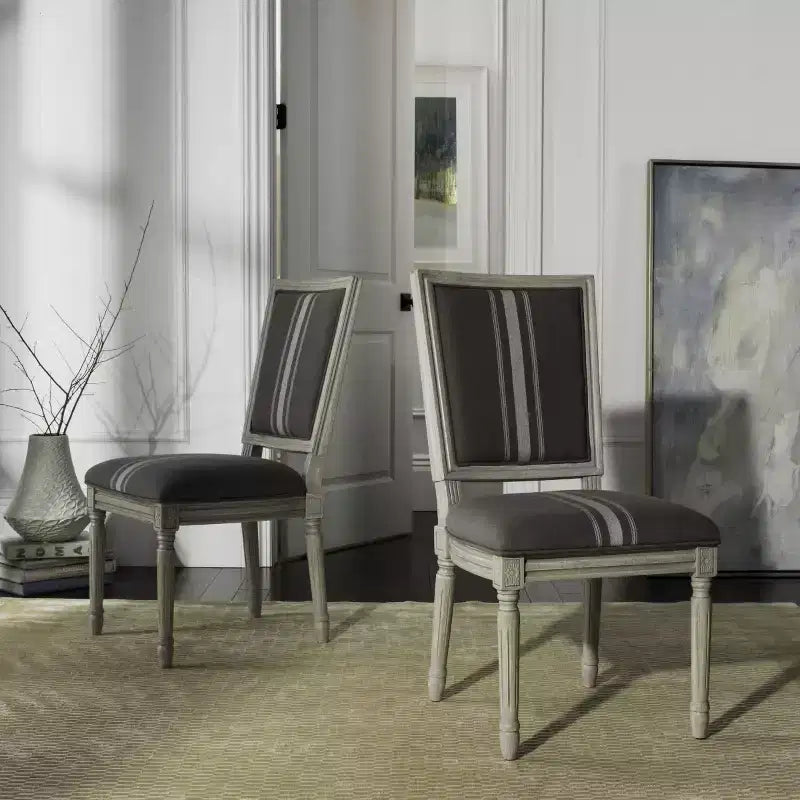 Set di 2 sedie rettangolari da brasserie francese – 19H, eleganti sedute da pranzo di tendenza