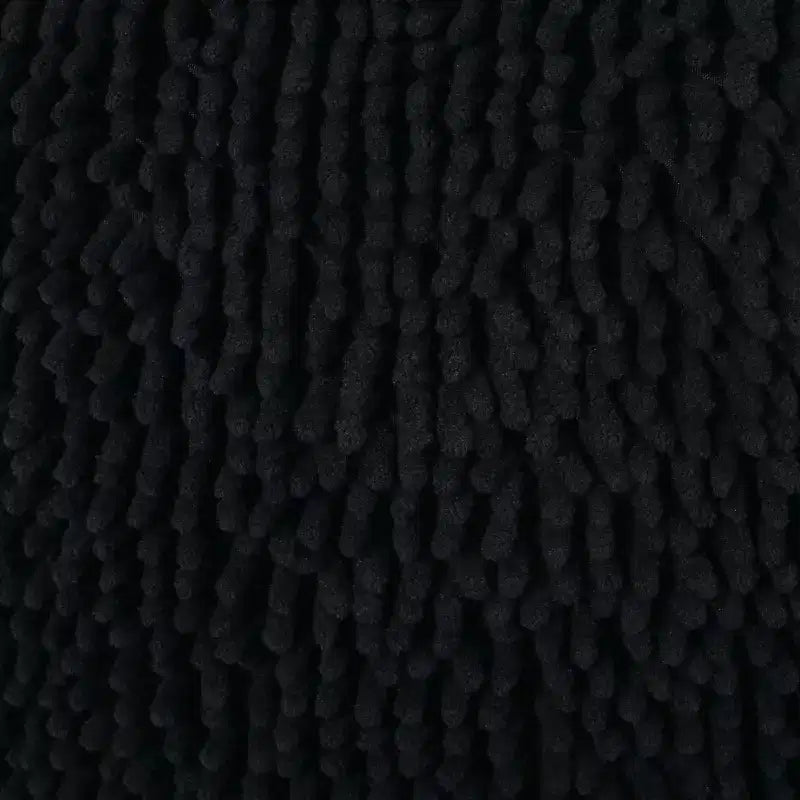Pouf rotondo moderno in ciniglia in microfibra – Morbida seduta da pavimento per soggiorno o camera da letto