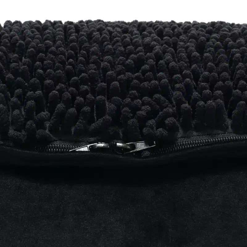 Pouf rotondo moderno in ciniglia in microfibra – Morbida seduta da pavimento per soggiorno o camera da letto