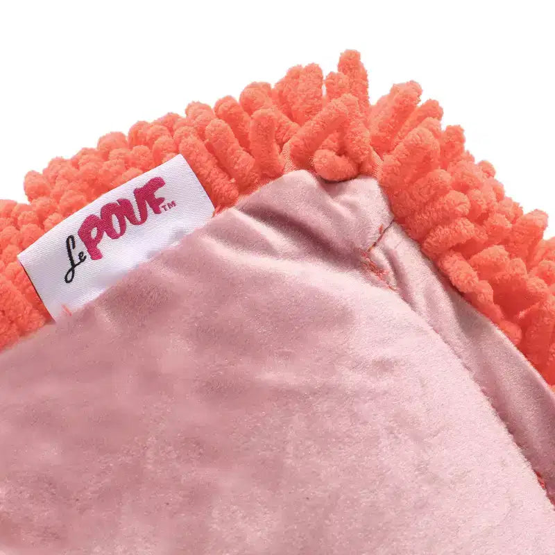 Pouf rotondo moderno in ciniglia in microfibra – Morbida seduta da pavimento per soggiorno o camera da letto