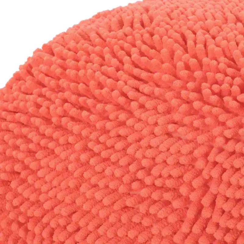 Pouf rotondo moderno in ciniglia in microfibra – Morbida seduta da pavimento per soggiorno o camera da letto