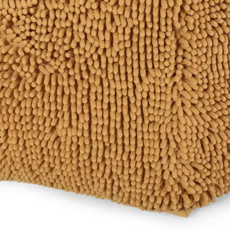 Pouf rotondo moderno in ciniglia in microfibra – Morbida seduta da pavimento per soggiorno o camera da letto