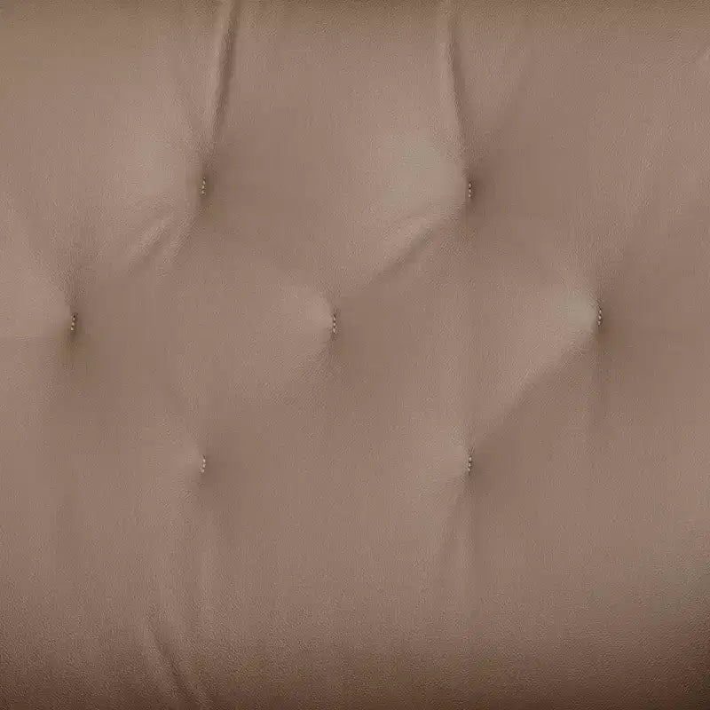 Poltrona Reclinabile e Ottomana Girevole Regolabile in Similpelle – Poltrona Lounge Moderna Color Cacao